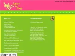 Sites similar to lyricsofsongs.net
