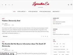 Sites similar to lyricsother.eu