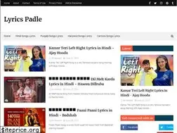 Sites similar to lyricspadle.blogspot.com