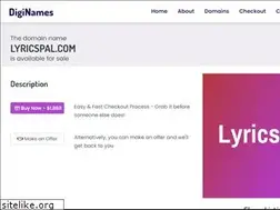 Sites similar to lyricspal.com
