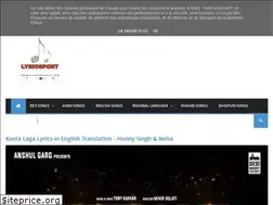 Sites similar to lyricsport.com