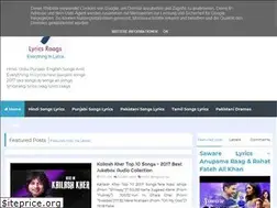 Sites similar to lyricsraags.blogspot.com