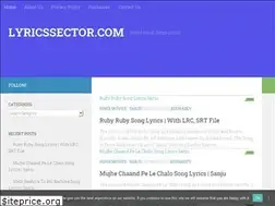 Sites similar to lyricssector.com