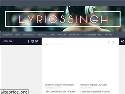Sites similar to lyricssingh.com