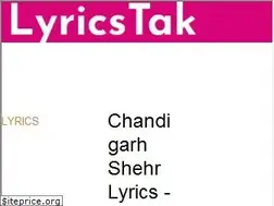 Sites similar to lyricstak.blogspot.com