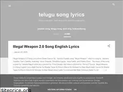 Sites similar to lyricstelugusongsall.blogspot.com