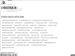 Sites similar to lyricstock.in