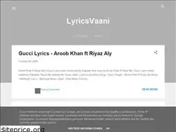 Sites similar to lyricsvaani.blogspot.com