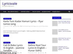 Sites similar to lyricsvale.com