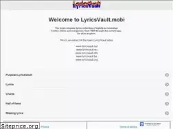 Sites similar to lyricsvault.org