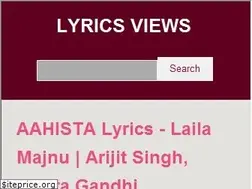 Sites similar to lyricsviews.com