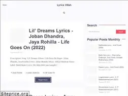 Sites similar to lyricsvillah.blogspot.com