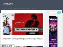 Sites similar to lyricsvyrics.com