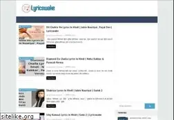 Sites similar to lyricswake.blogspot.com