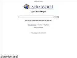 Sites similar to lyricsworld.com