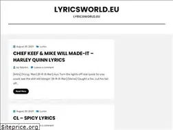 Sites similar to lyricsworld.eu