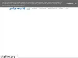 Sites similar to lyricsworld156.com