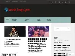 Sites similar to lyricsworldsong.wordpress.com