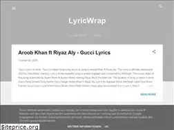 Sites similar to lyricswrap.blogspot.com