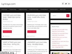 Sites similar to lyricsys.com