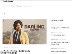 Sites similar to lyricszaade.com