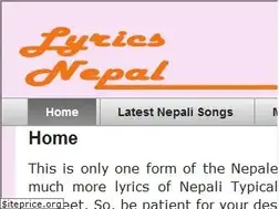 Sites similar to lyricszonenepal.blogspot.com