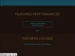 Sites similar to lyrictheatrerochester.org