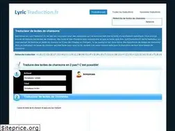Sites similar to lyrictraduction.fr
