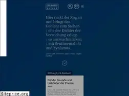 Sites similar to lyrik-kabinett.de
