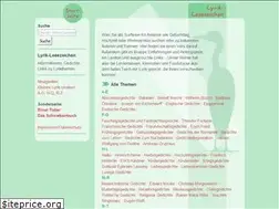 Sites similar to lyrik-lesezeichen.de