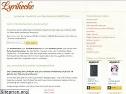 Sites similar to lyrikecke.de