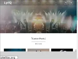 Sites similar to lyriq.jp