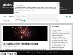 Sites similar to lyrisches-wir.de