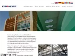 Sites similar to lysander.com