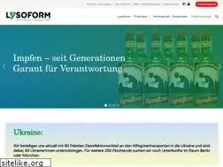Sites similar to lysoform.de