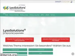 Sites similar to lysosolutions.de