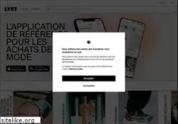Sites similar to lyst.fr