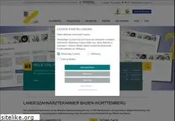 Sites similar to lzk-bw.de