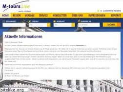 Sites similar to m-tours-live.de