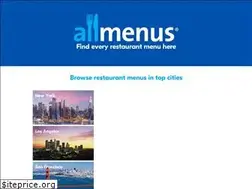 Sites similar to m.allmenus.com