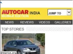 Sites similar to m.autocarindia.com