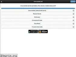 Sites similar to m.unscramble.net