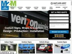 Sites similar to m2msignworks.com