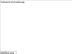 Sites similar to m3a.org