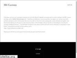Sites similar to m6customs.com