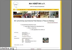 Sites similar to ma-niketan.de