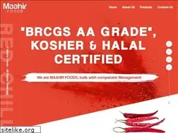 Sites similar to maahirfoods.com