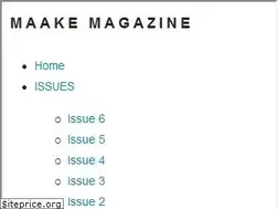 Sites similar to maakemagazine.com