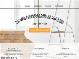 Sites similar to maalauspalvelumalin.fi