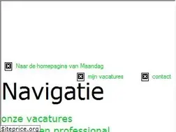 Sites similar to maandag.nl